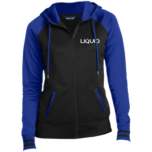 LST236 Ladies' Moisture Wick Full-Zip Hooded Jacket - Liquid Hydration Gear