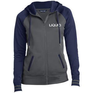 LST236 Ladies' Moisture Wick Full-Zip Hooded Jacket - Liquid Hydration Gear
