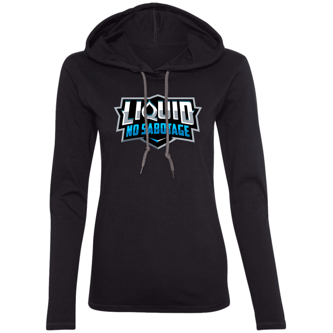 887L Ladies' LS T-Shirt Hoodie - Liquid Hydration Gear