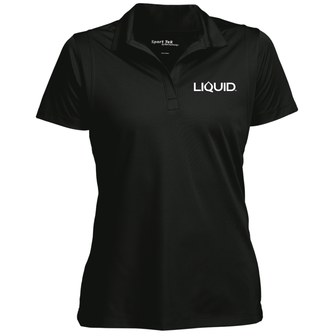 LST650 Women's Micropique Tag-Free Flat-Knit Collar Polo - Liquid Hydration Gear